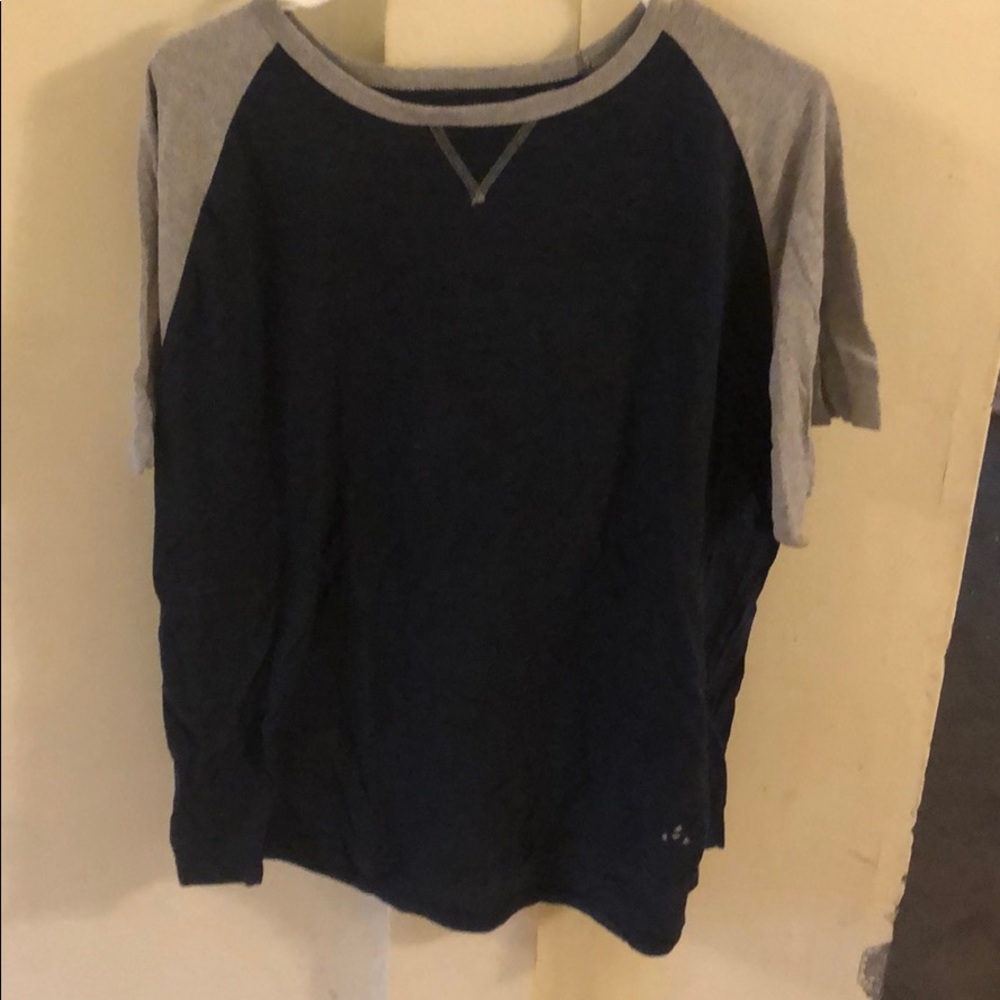 Blue and grey t shirt
